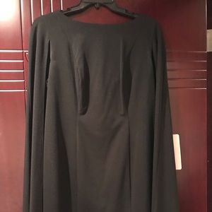 Stunning Black Capelet Dress